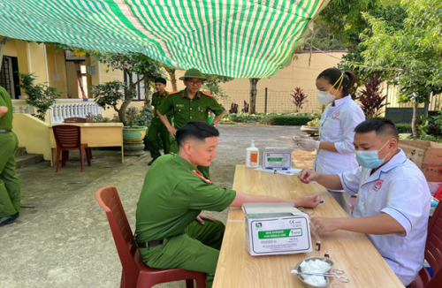 Chủ động phòng ngừa, kiểm soát bệnh lao ngay từ sớm, từ xa tại Trại tạm giam Công an tỉnh Lai Châu