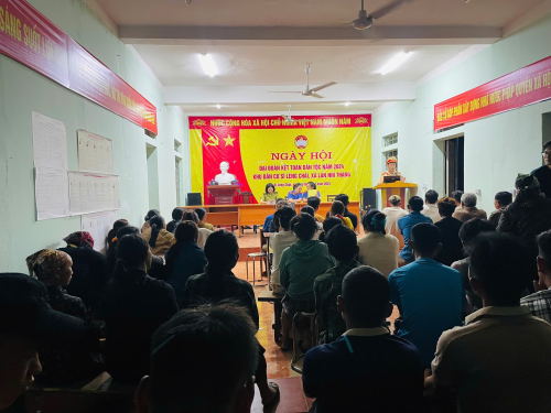 Toàn cảnh buổi tuyên truyền