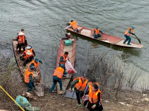 Công an xã Nậm Mạ bảo đảm an ninh trật tự cho diễn tập phòng thủ dân sự, ứng phó lụt bão, tìm kiếm cứu nạn xã Nậm Mạ năm 2026
