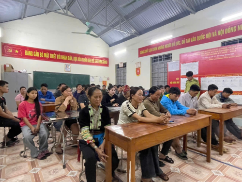Toàn cảnh buổi tuyên truyền
