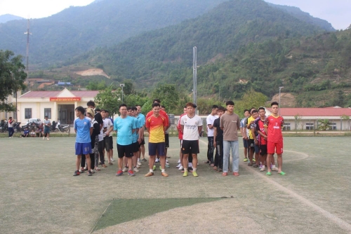 Công an xã Pắc Ta tích cực tham gia các hoạt động xã hội trên địa bàn