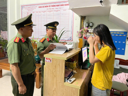 Tăng cường Công tác kiểm tra hoạt động lưu trú của người nước ngoài tại các nhà nghỉ  khu kinh tế cửa khẩu Ma Lù Thàng, tỉnh lại Châu