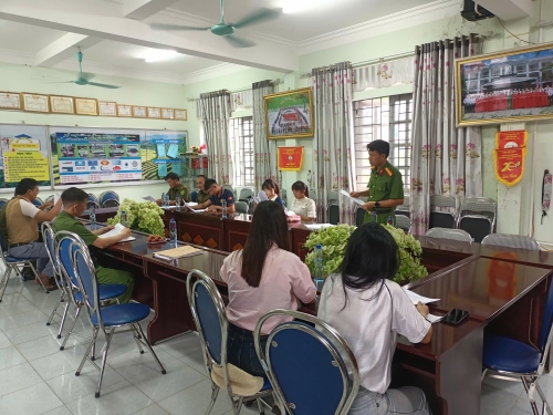 Công an xã khun há triển khai công tác chuẩn bị thi “lực lượng tham gia bảo vệ an ninh, trật tự ở cơ sở giỏi”