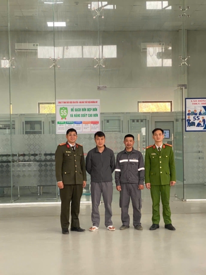 Công an xã Mường Than tăng cường tuyên truyền, đảm bảo an ninh trật tự tại khu vực thủy điện Mường Mít, xã Mường Than.