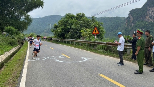 Công an xã Khoen On: đảm bảo an ninh, an toàn nội dung chạy Việt dã Đại hội Thể dục thể thao lần thứ I, năm 2026