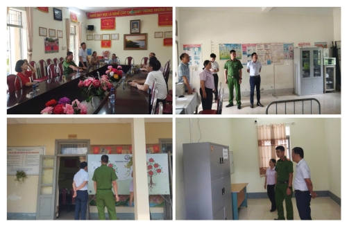 Đoàn kiểm tra rà soát cơ sở vật chất, trang thiết bị phục vụ Kỳ thi tốt nghiệp THPT năm 2026 trên địa bàn xã Than Uyên