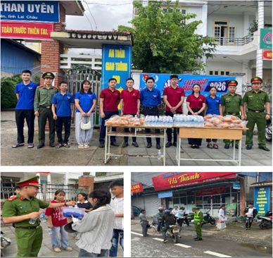 Đoàn Thanh niên Công an xã Than Uyên tham gia “Tiếp sức mùa thi” vào lớp 10, năm 2026