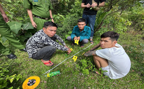 Công an xã Mường Than bắt giữ 03 đối tượng tổ chức sử dụng trái phép chất ma túy