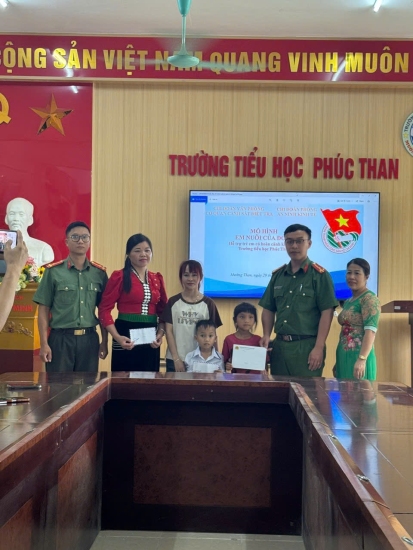 Lan tỏa tinh thần “Ba nhất” từ chương trình “em nuôi của đoàn” của chi đoàn phòng an ninh kinh tế