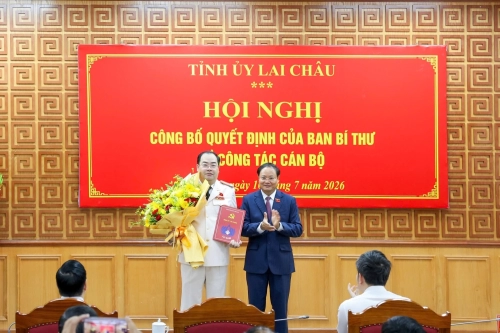 Ban Bí thư Trung ương Đảng chỉ định Giám đốc Công an tỉnh Lai Châu tham gia Ban Thường vụ Tỉnh ủy