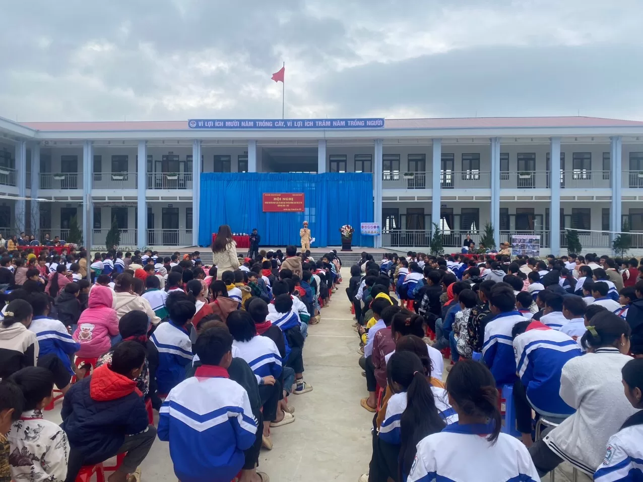 Quang cảnh buổi tuyên truyền