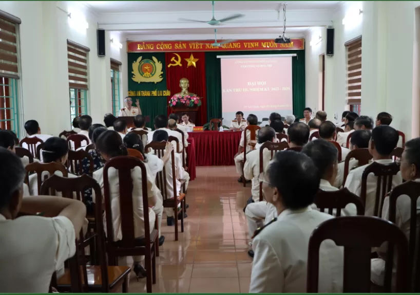Đại hội CLB Công an hưu trí TP.Lai Châu lần thứ III, nhiệm kỳ 2022 – 2025