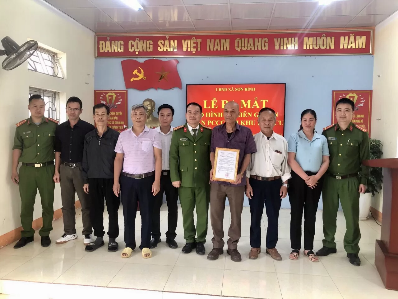 Ra mắt tổ liên gia an toàn phòng cháy và chữa cháy