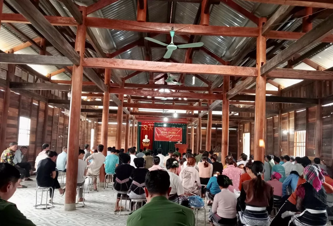 Quang cảnh buổi tuyên truyền