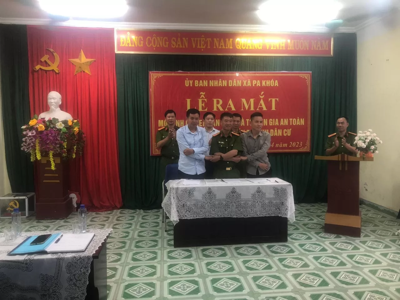 Lễ ra mắt mô hình “Camera an ninh” và “Tổ liên gia an toàn PCCC”