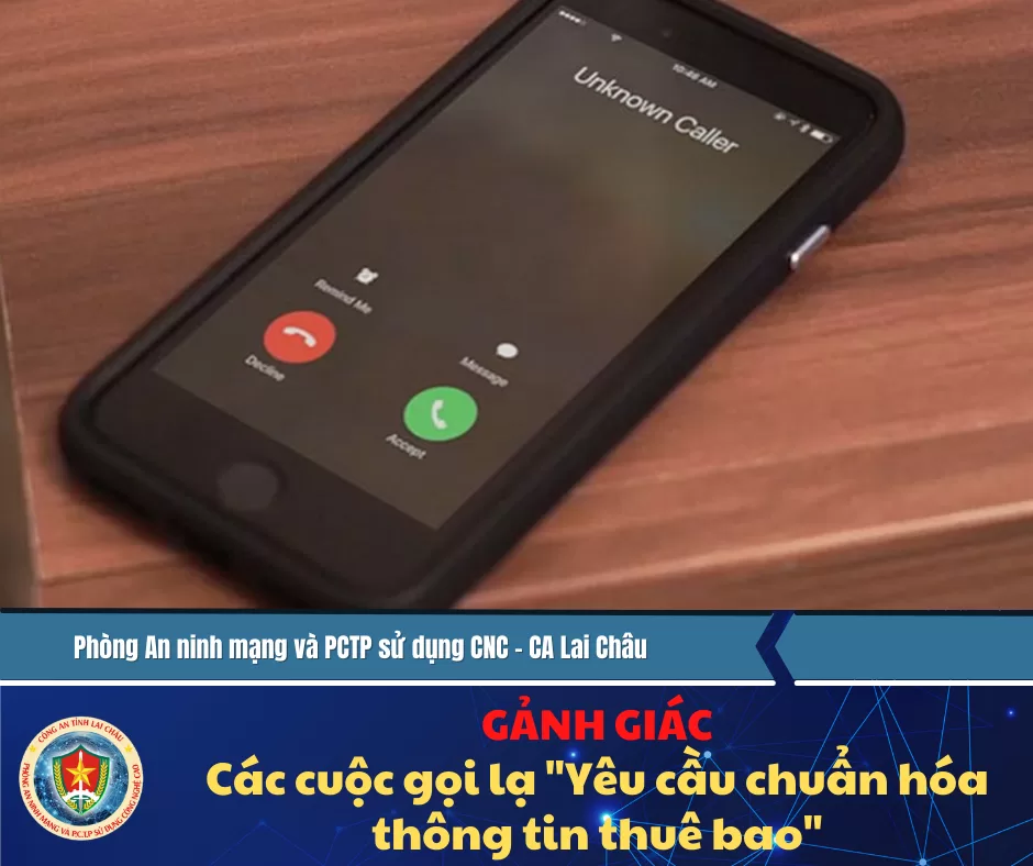 Cảnh giác trước các cuộc gọi lạ