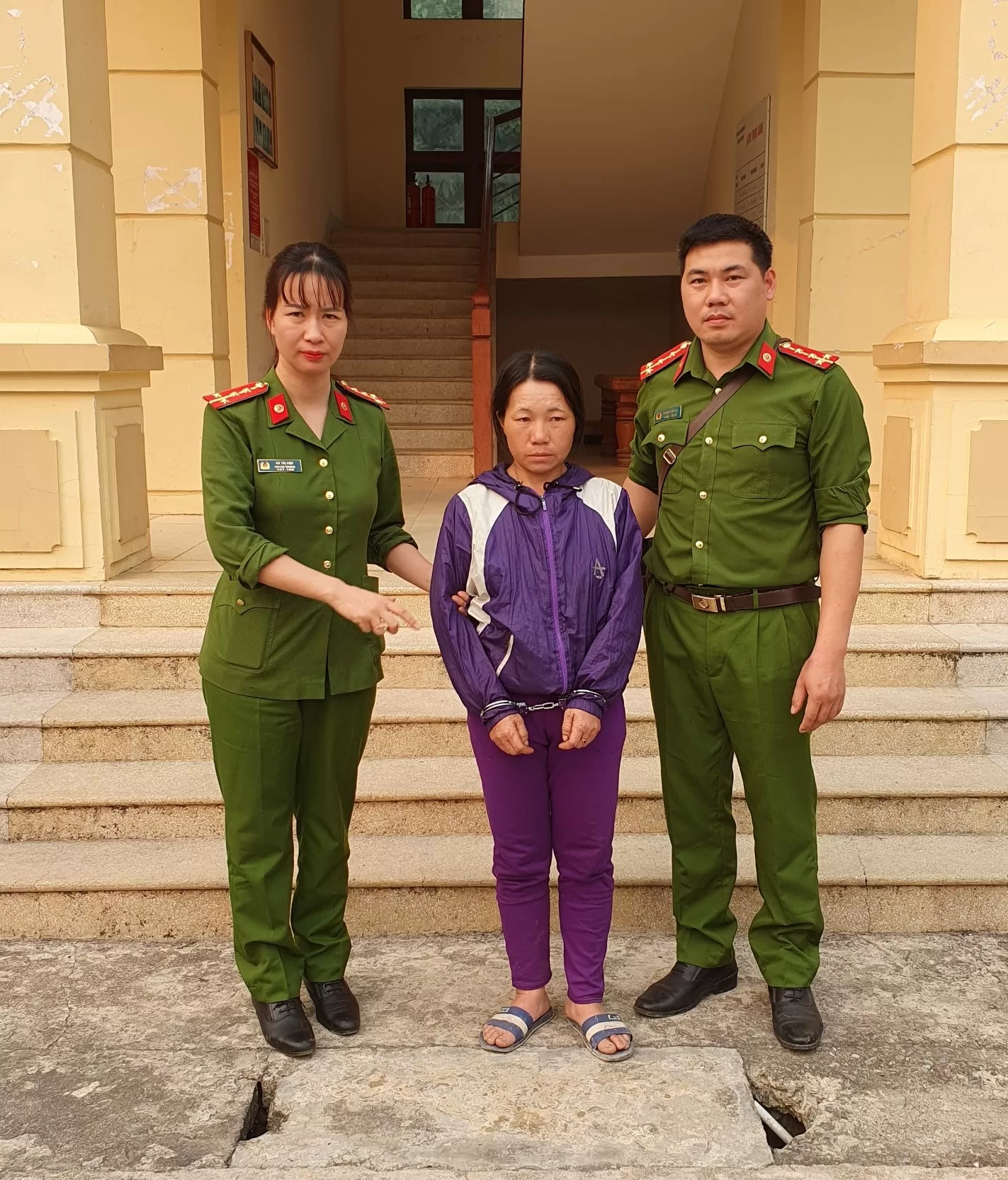 Bắt đối tượng truy nã Lò Thị Me