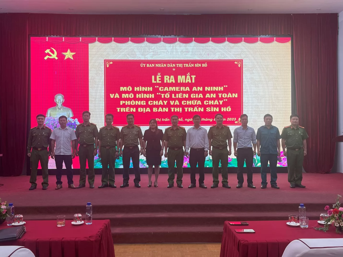 Buổi lễ ra mắt mô hình Camera an ninh và tổ liên gia an toàn phòng cháy và chữa cháy