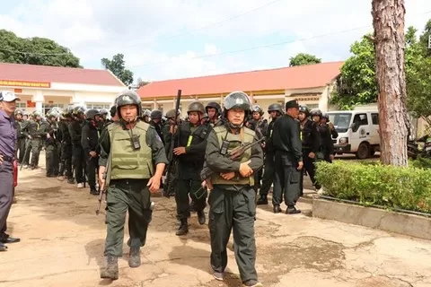 Lực lượng chức năng triển khai kế hoạch vây bắt