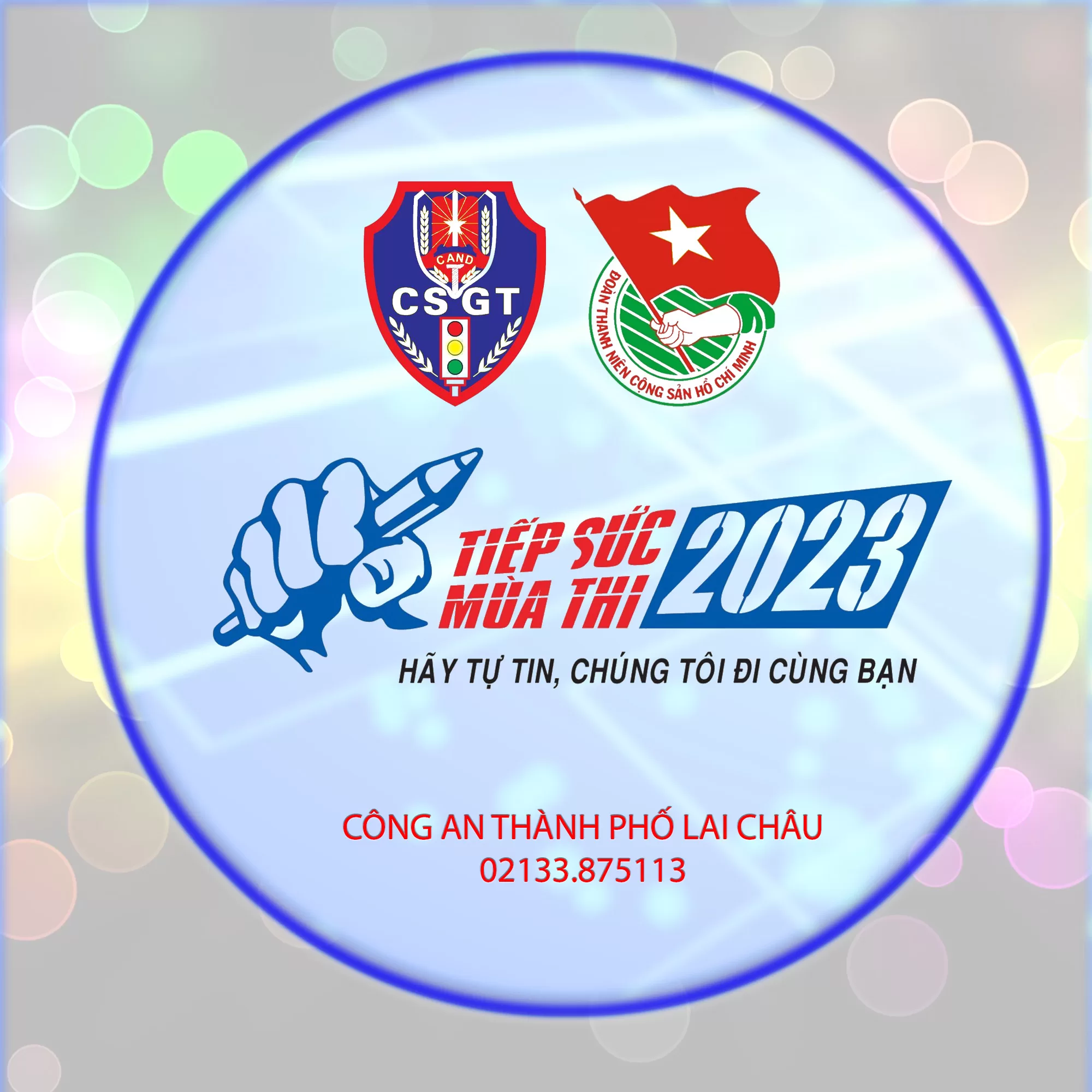 Cảnh sát giao thông trật tự CATP đồng hành cùng sĩ tử trong kỳ thi tốt nghiệp THPT quốc gia 2023