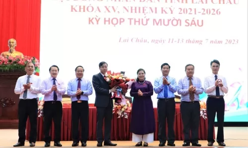 Đồng chí Lê Văn Lương được bầu giữ chức Chủ tịch UBND tỉnh Lai Châu, nhiệm kỳ 2021 - 2026