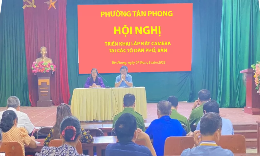 Mô hình “Camera An ninh” - Mang bình yên đến từng tổ dân phố, bản