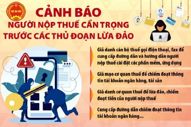 Cảnh giác: Giả danh cán bộ Thuế để lừa đảo chiếm đoạt tài sản