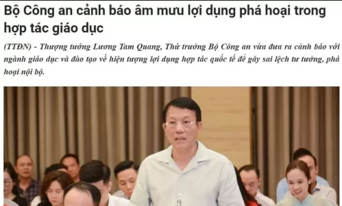 Cảnh giác trước âm mưu phá hoại giáo dục