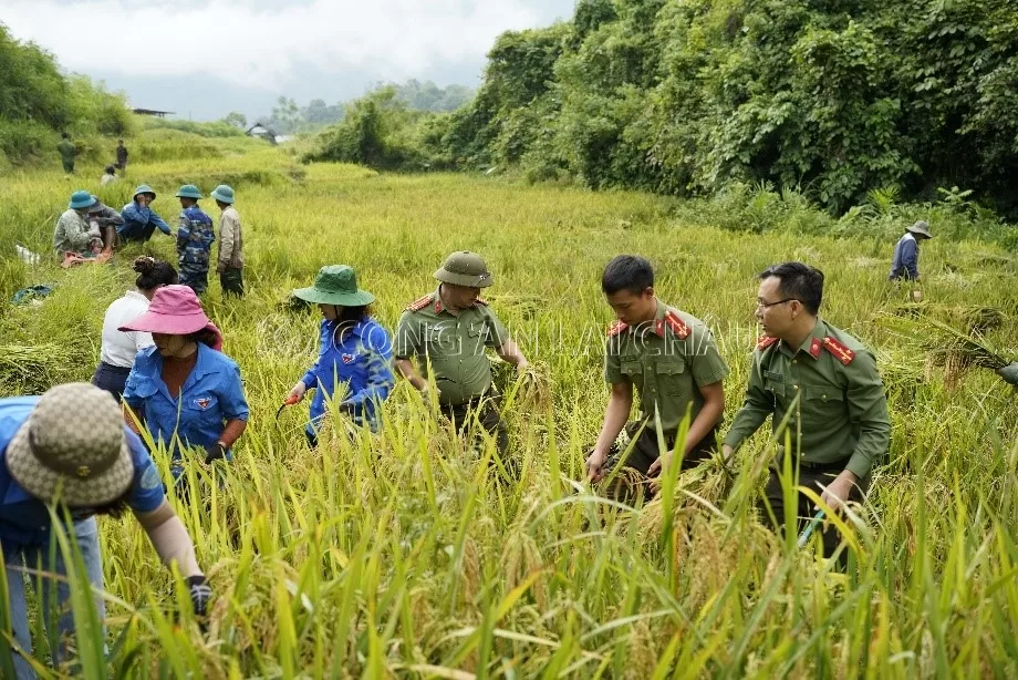 Công an tỉnh Lai Châu thường xuyên thực hiện “bốn cùng” với Nhân dân
