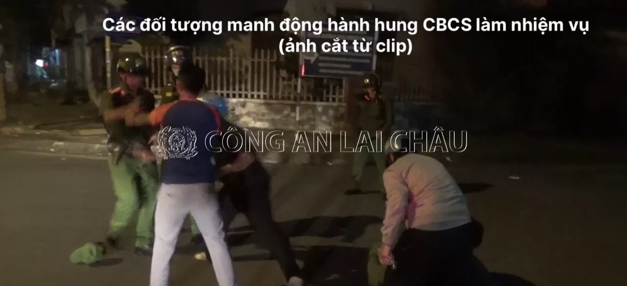Bắt, tạm giữ hình sự 3 đối tượng “côn đồ” chống người thi hành công vụ.