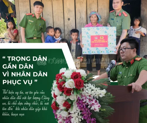Công an huyện Mường Tè “trọng dân, gần dân”, “vì nhân dân phục vụ”