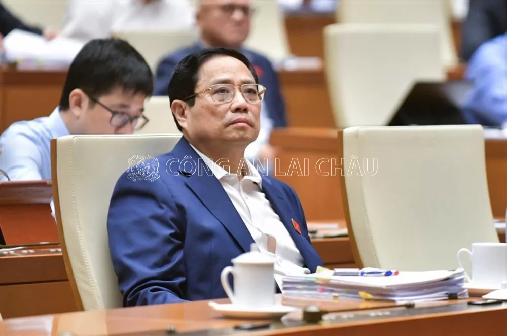 Thủ tướng Chính phủ Phạm Minh Chính tham dự phiên họp.
