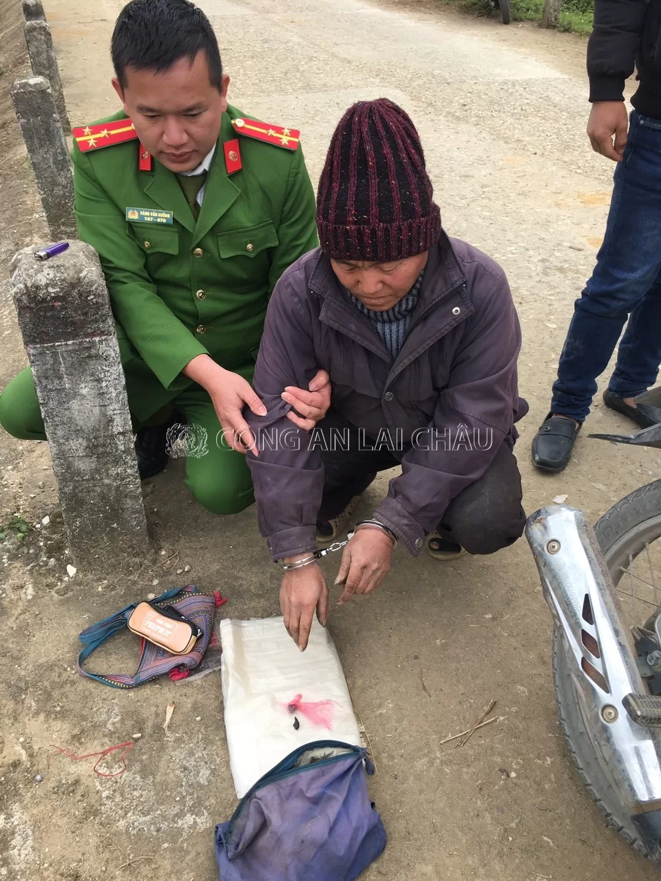 ảnh đối tượng khi bị bắt