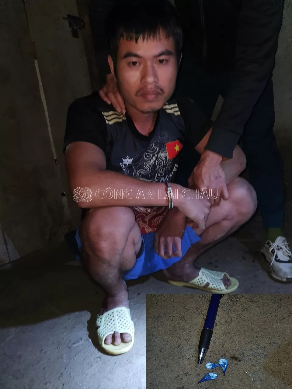 Đối tượng Tân cùng tang vật