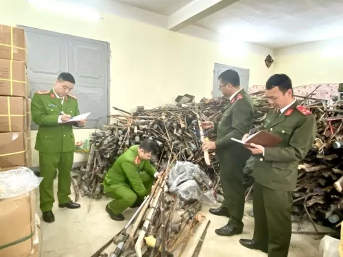 Thu hồi 1000 vũ khí, vật liệu nổ, CCHT trong năm 2023