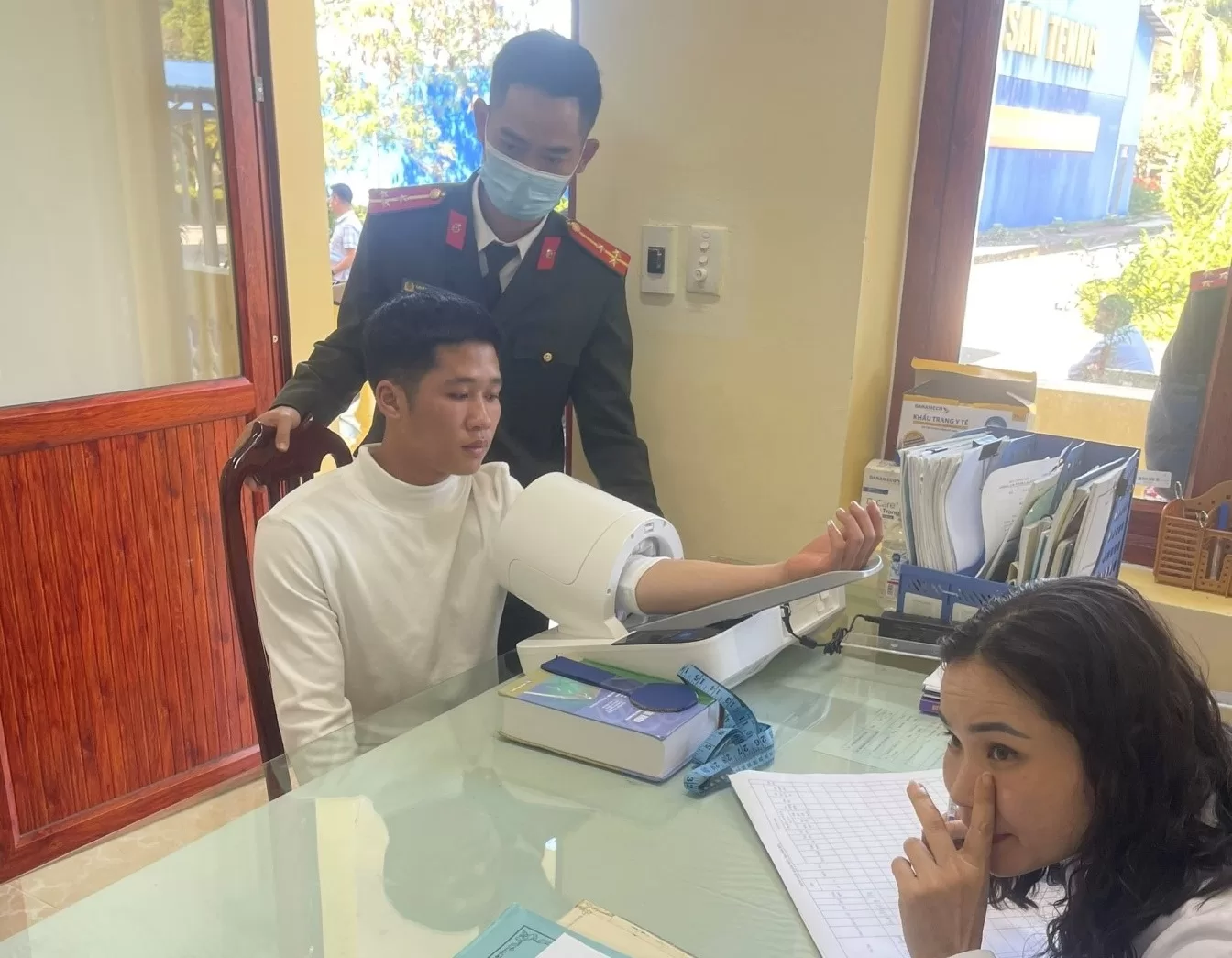 Công an tỉnh tổ chức khám phúc tra sức khỏe đối với công dân đăng ký thực hiện nghĩa vụ tham gia CAND năm 2024.