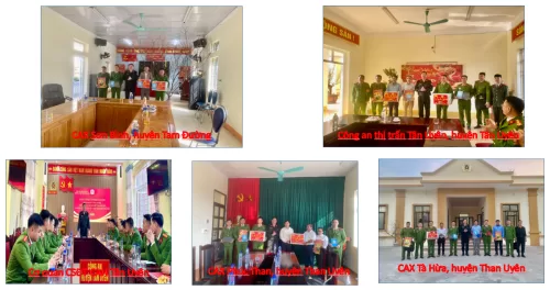 Chuỗi hoạt động của lãnh đạo Công an tỉnh thăm, động viên Công an các đơn vị trực Tết ở cơ sở