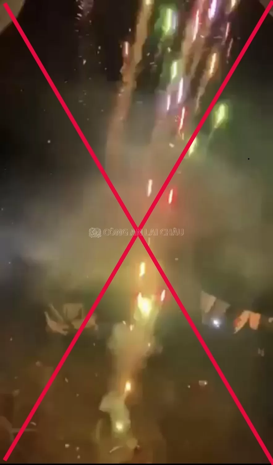 Xác minh, xử lý nghiêm hành vi đốt pháo hoa trên rừng phòng hộ.