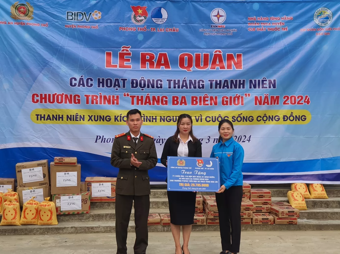 Đoàn Thanh niên Công an huyện Phong Thổ tổ chức kỷ niệm 93 năm ngày Thành lập Đoàn Thanh niên Cộng sản Hồ Chí Minh