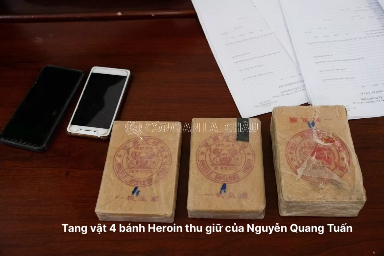 Phòng CSĐT tội phạm về ma túy Công an tỉnh liên tiếp lập chiến công, trong 3 ngày bắt 4 đối tượng, thu giữ hơn 7 bánh Heroin.