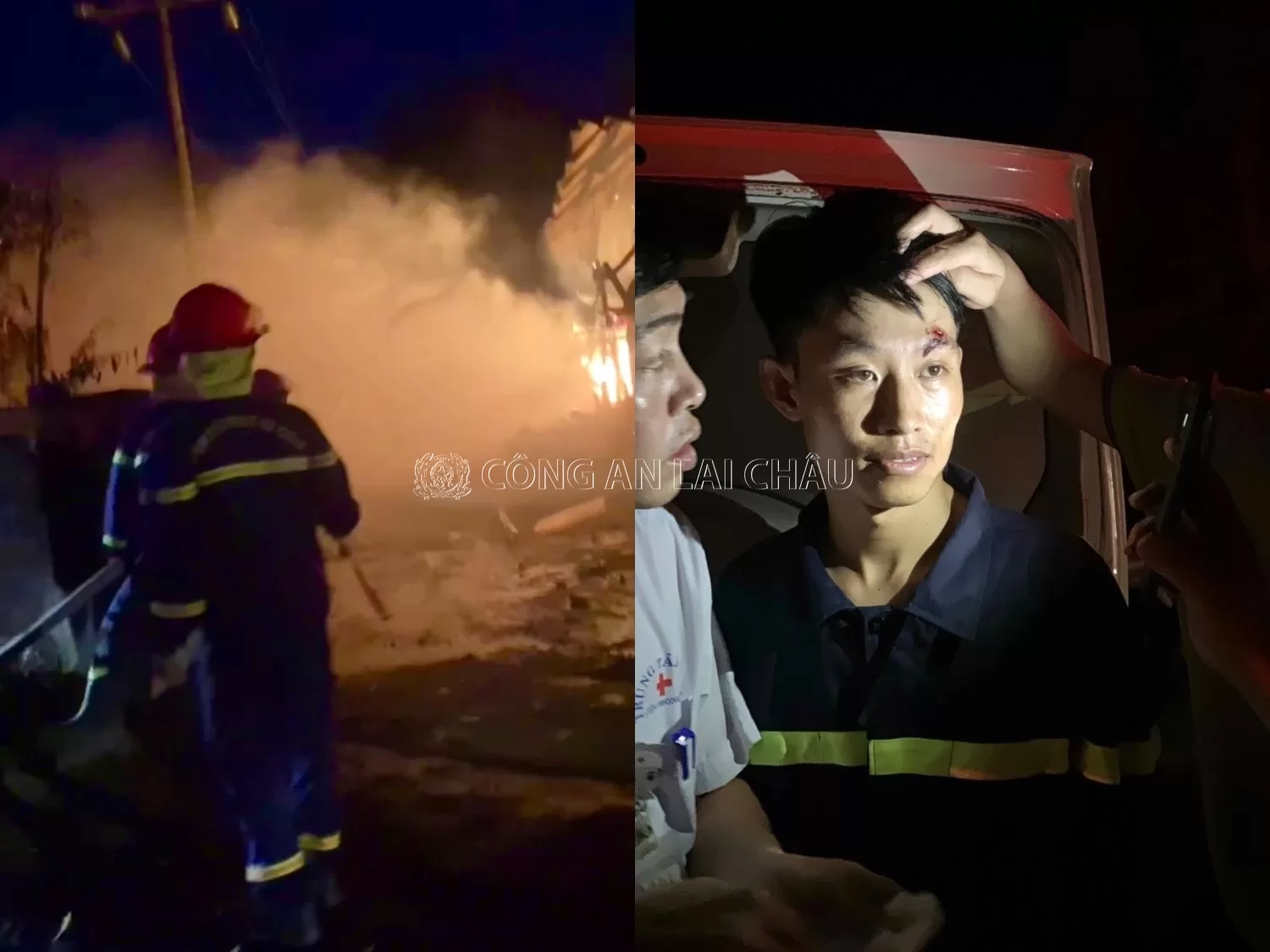 Vết thương nhỏ không cản được tinh thần xả thân giúp người dân của người chiến sỹ PCCC