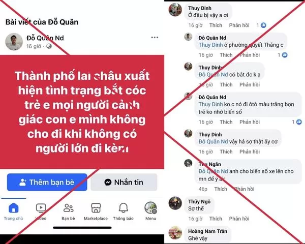Đăng tin nhảm 