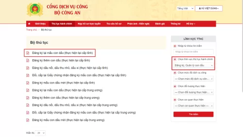 Hướng dẫn nộp hồ sơ 