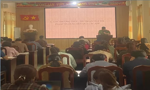 Sìn Hồ: Đẩy mạnh tuyên truyền trong phòng ngừa, đấu tranh với tội phạm “Tín dụng đen” trên các ứng dụng vay tiền