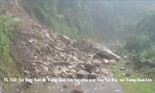 Một số tuyến đường bị sạt lở trên địa bàn Lai Châu ghi nhận ngày 31/7/2024
