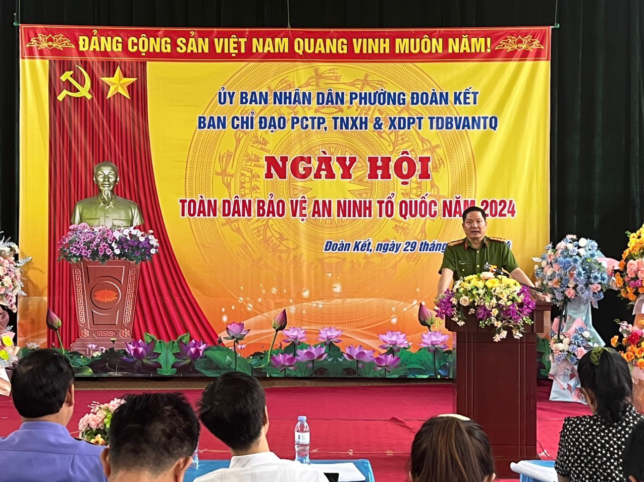 Tổ chức ngày Hội điểm toàn dân  bảo vệ ANTQ năm 2024