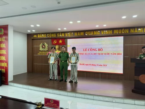 Sìn Hồ: Công bố quyết định Đặc xá năm 2024 của Chủ tịch nước