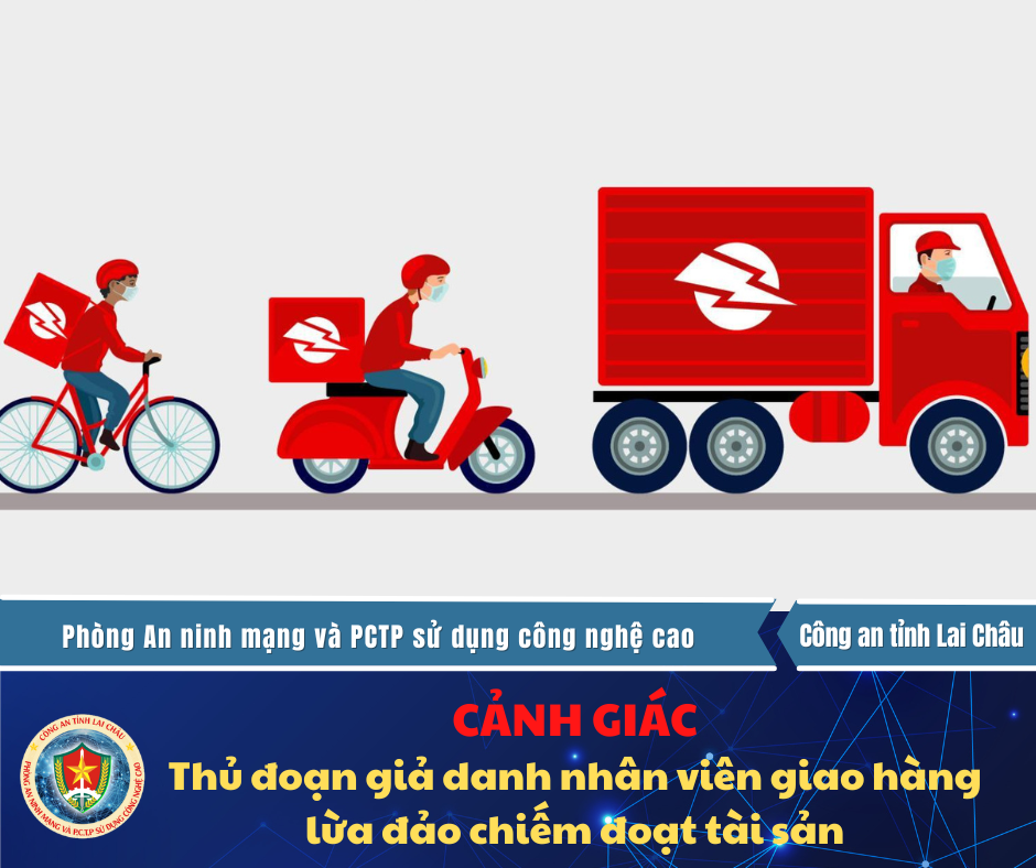 Thủ đoạn giả danh nhân viên giao hàng lừa đảo chiếm đoạt tài sản