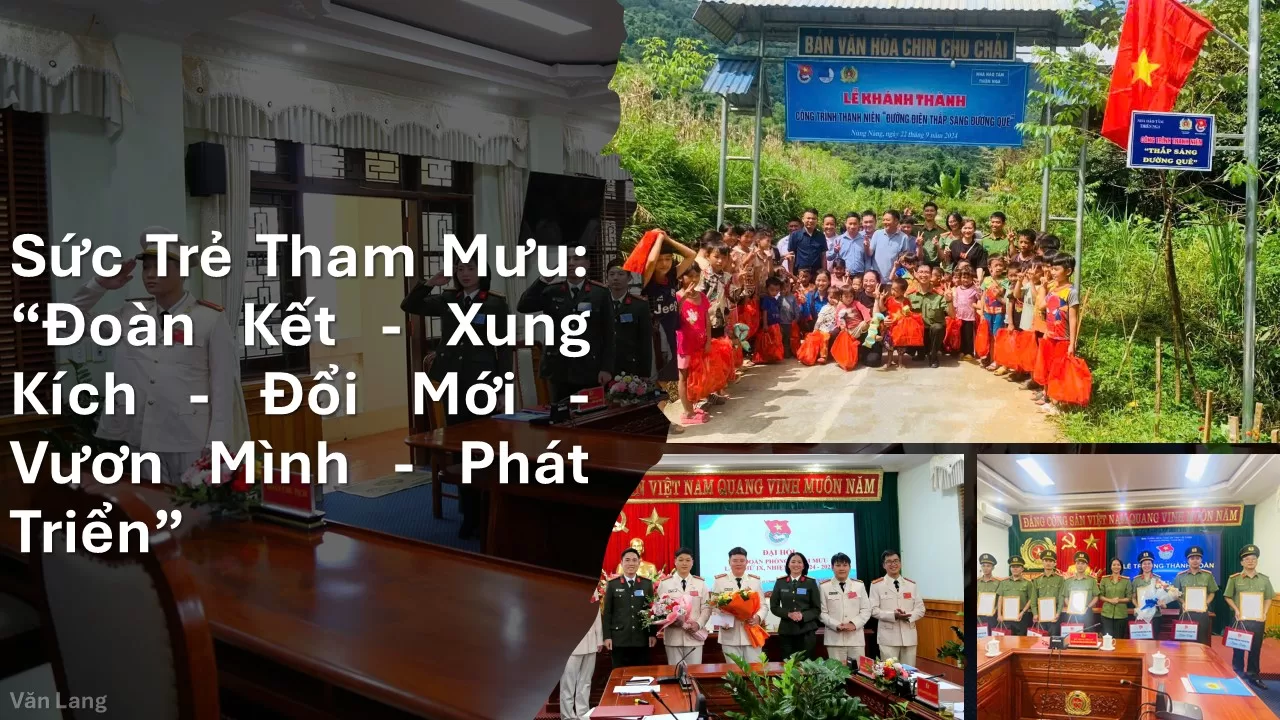 Sức Trẻ Tham Mưu: “Đoàn Kết – Xung Kích – Đổi Mới – Vươn Mình - Phát Triển”