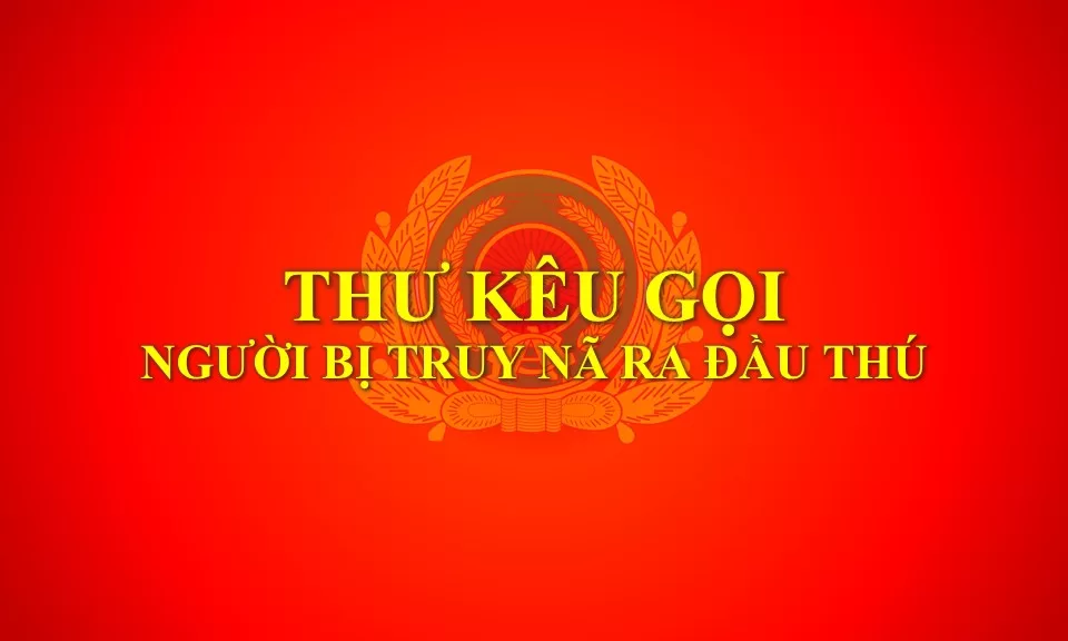 Thư kêu gọi đầu thú